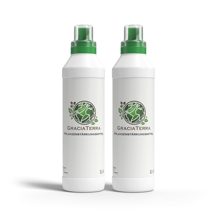 Zwei Flaschen Gracia Terra Pflanzenst&auml;rkungsmittel, je 1 Liter